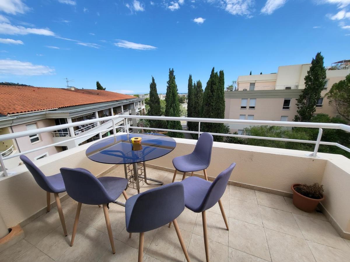 Appart Luxueux 3 Pieces, Piscine, Mer, Terrasse Канны Экстерьер фото